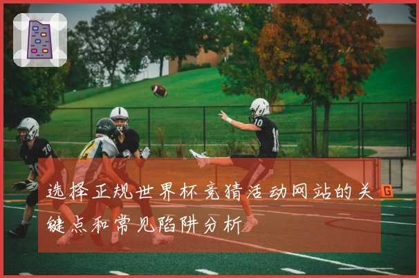 选择正规世界杯竞猜活动网站的关键点和常见陷阱分析